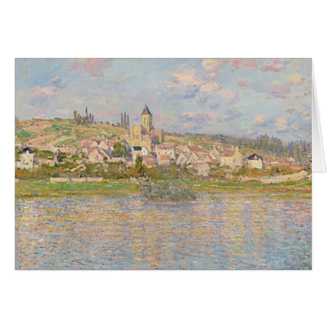Cartão Claude Monet - Vétheuil (Frente Horizontal)
