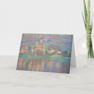 Cartão Claude Monet - Vetheuil, Pôr do Sol