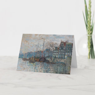 Cartão Claude Monet - Vista de Amsterdã