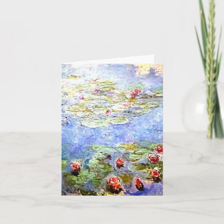 Cartão Claude Monet Water Lillies Notecard