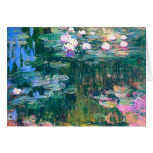 Cartão Claude Monet Water Lily 1917
