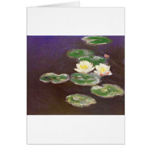 Cartão Claude Monet - Waterlilies
