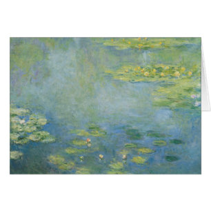 Cartão Claude Monet - Waterlilies
