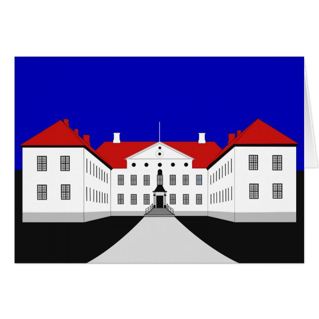 Cartão Clausholm Manor House (Frente Horizontal)