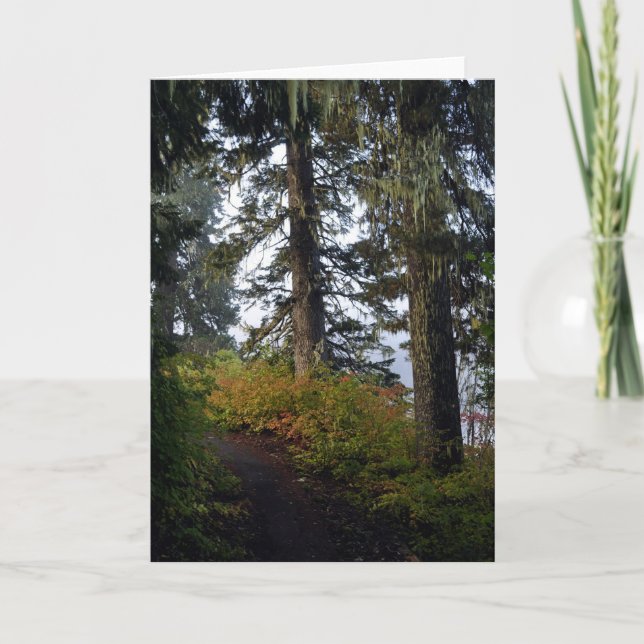 Cartão Clear Lake Trail (Frente)