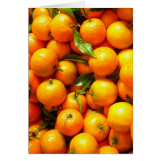 Cartão Clementinas no Mercado de Frutas de Nice, França