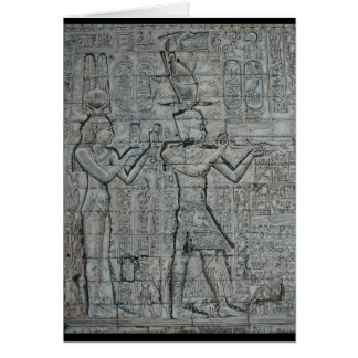 Cartão Cleopatra e Caesarion
