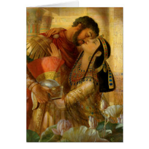 Cartão Cleopatra & Marc Antony por Leyendecker