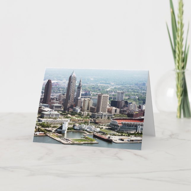 Cartão Cleveland 5x7 Folded Note Cards (Frente)