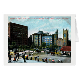 Cartão Cleveland, Ohio, 1907 vê, vintage