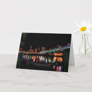 Cartão Cleveland Ohio Cityscape