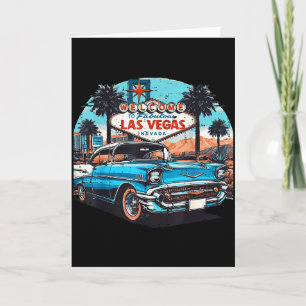 Cartão Clic Car Bem-vindo Las Vegas Férias Verão Homens M