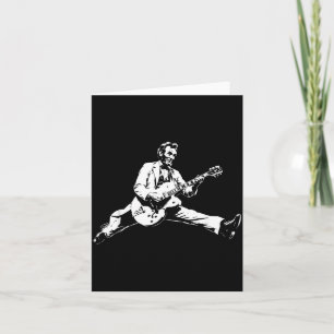 Cartão Clic Presidente Abraham Lincoln Tocando Guitarra R