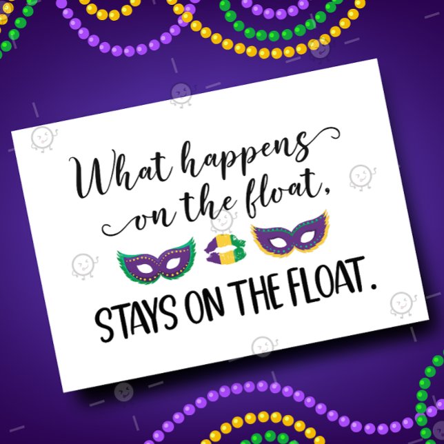 Cartão CLIENTE Engraçado Mardi Gras Suja Adulto Sexy C (Criador carregado)