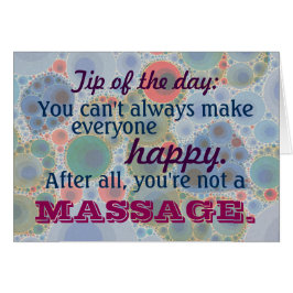 Cartão Cliente Terapêutico de Massagem em Cute