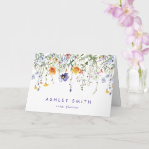 Cartão Cliente Wildflower Obrigado