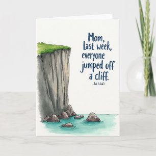 Cartão Cliffside Mom Choice