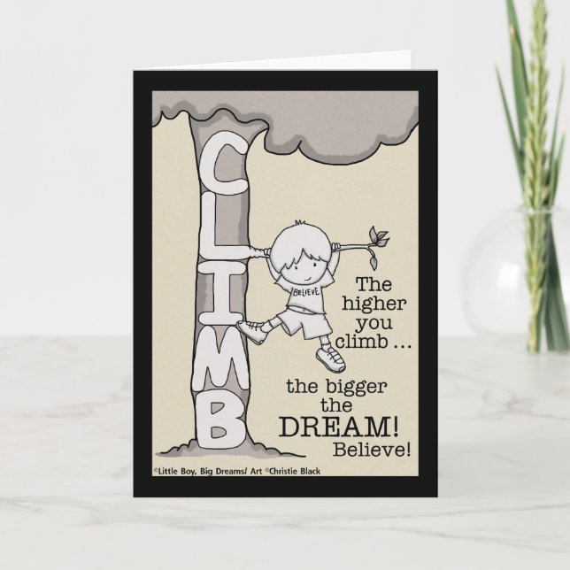 Cartão Climb Higher (Frente)