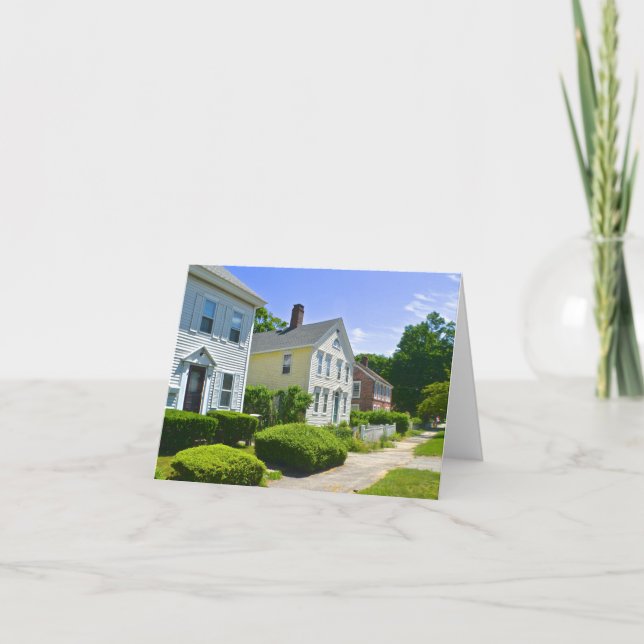 Cartão Clinton, CT. Notecard (Frente)