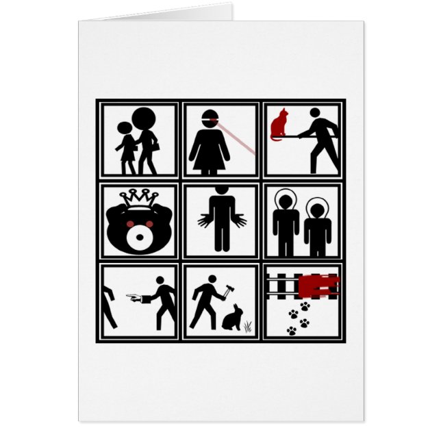 Cartão Clipart Madness! (Frente)