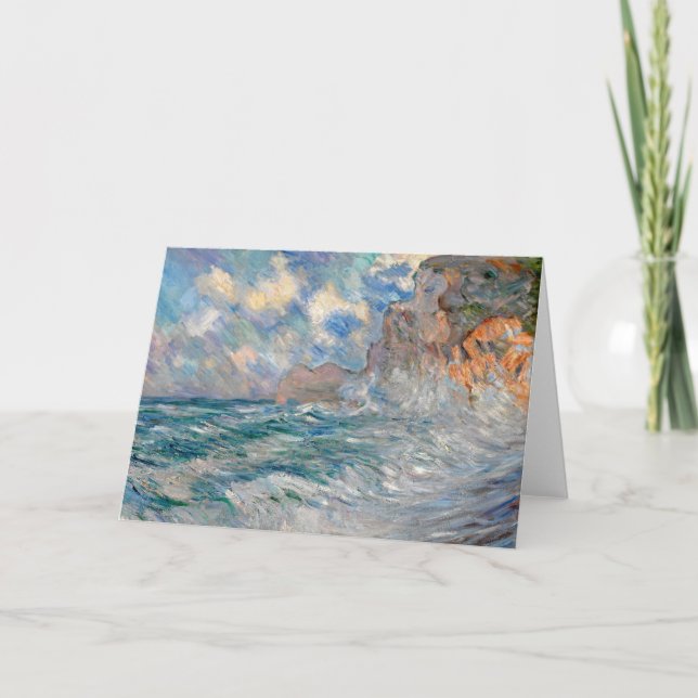 Cartão Clipes em Etretat | Lilla Cabot Perry (Frente)