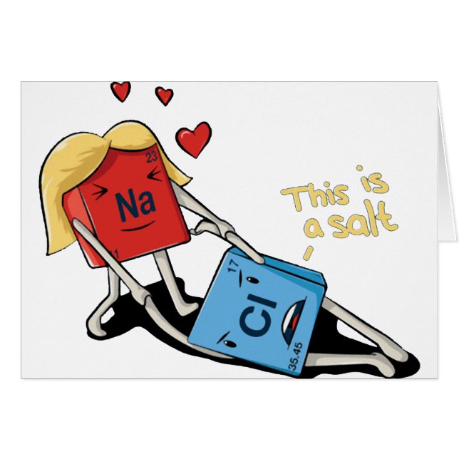 Cartão Cloreto de sódio (Frente Horizontal)