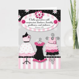 Cartão Clothe Yourselves..." Scripture Encouragement Card