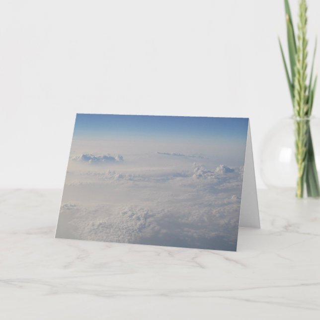 Cartão Clouds over the Pacific (Frente)