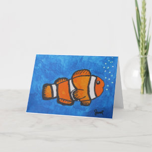 Cartão Clown Fish by Joel Anderson
