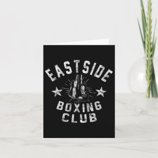 Cartão Clube de Boxing do Lado Leste - Vintage em Desconf