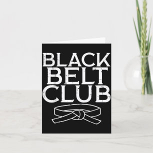 Cartão Clube de Faixa Preta Karatê Taekwondo Kung Fu Jiu