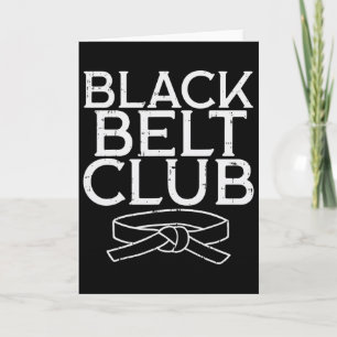 Cartão Clube de Faixa Preta Karatê Taekwondo Kung Fu Jiu 