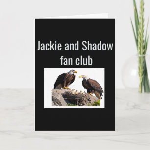 Cartão Clube de Fãs Jackie e Shadow Águias