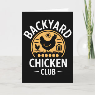 Cartão Clube de Frango Ckyard Ovos Frescos Diariamente Vi