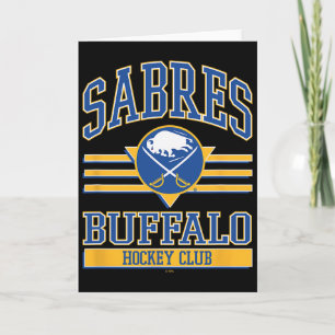 Cartão Clube de Hóquei Buffalo Sabres Preto Licenciado Of
