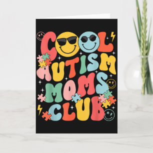 Cartão Clube de Mães de Autismo Legal Conscientização do 