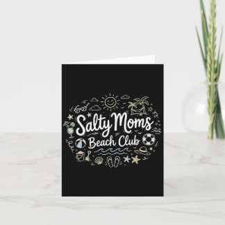 Cartão Clube de Praia das Mães Salgadas Mães que Amam o O