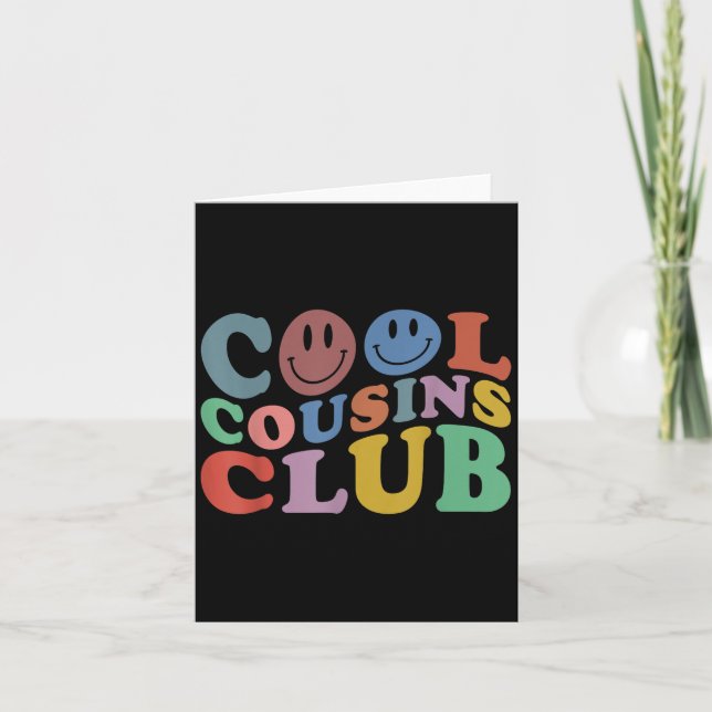 Cartão Clube de Primos Uni Cool, Equipe de Primos Diverti (Frente)