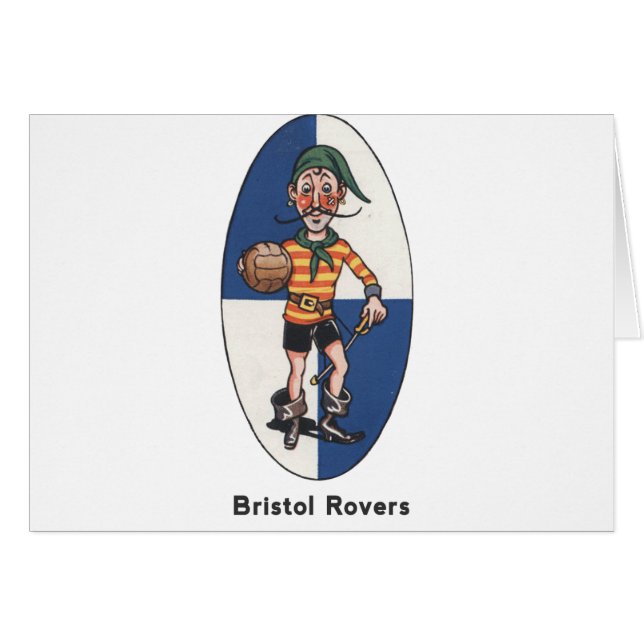 Cartão Clube do futebol de Bristol Rovers (Frente Horizontal)