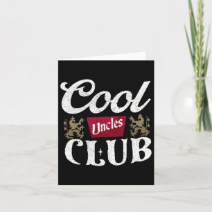 Cartão Clube dos Tios Retro Legais Melhor Tio de Todos Pa
