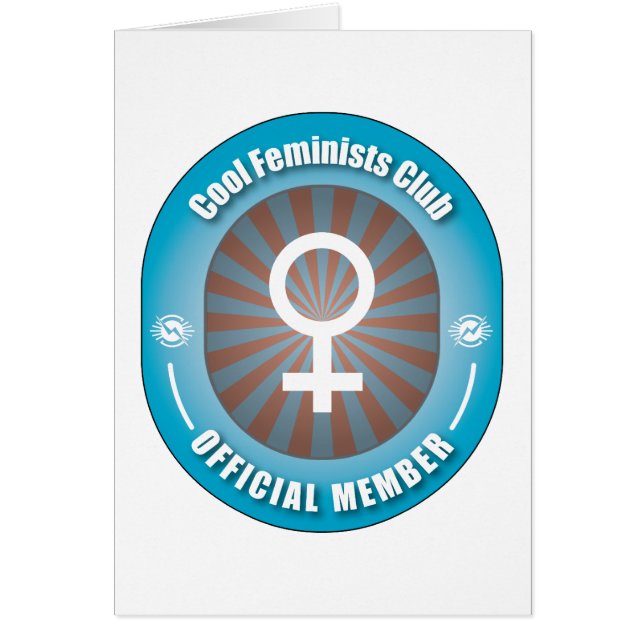 Cartão Clube legal das feministas (Frente)