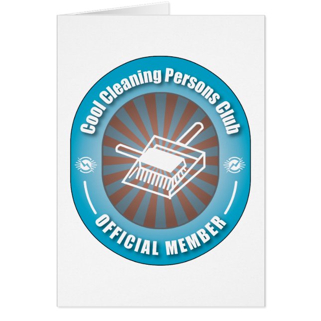 Cartão Clube legal das pessoas da limpeza (Frente)