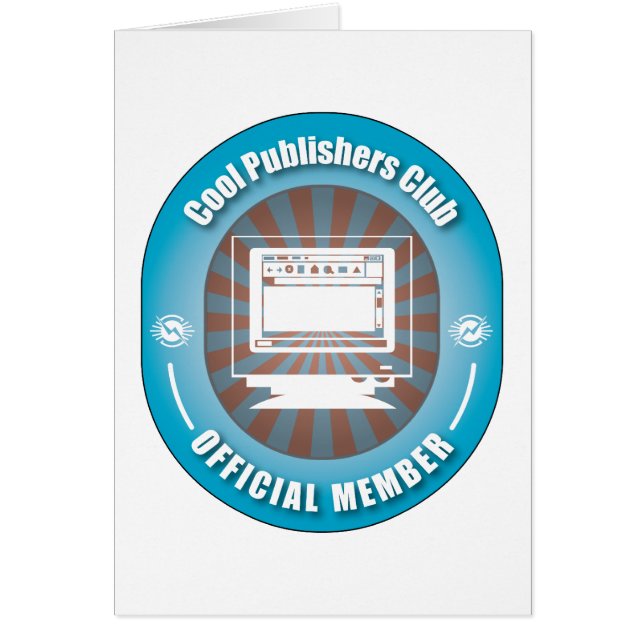 Cartão Clube legal dos editores (Frente)