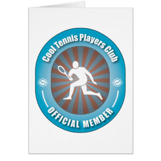 Cartão Clube legal dos jogadores de ténis