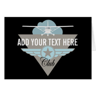 Cartão Clube plano pequeno seu texto aqui