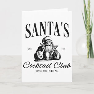 Cartão Clube Santa Tail Natal Espresso Martini Sujo M