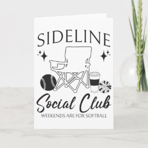 Cartão Clube Social à Margem das Mulheres Jogo de Dia das