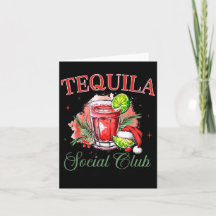 Cartão Clube Social de Tequila Cauda de Tequila Bebendo N