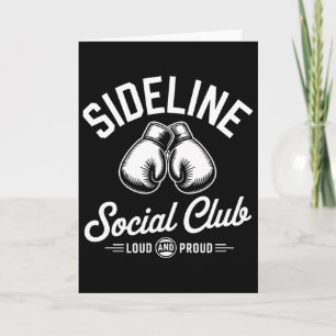 Cartão Clube Social de Torcida de Boxe Mma Orgulhosamente