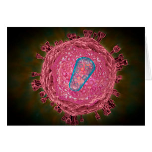 Cartão Cluster Do Vírus Do VIH 2